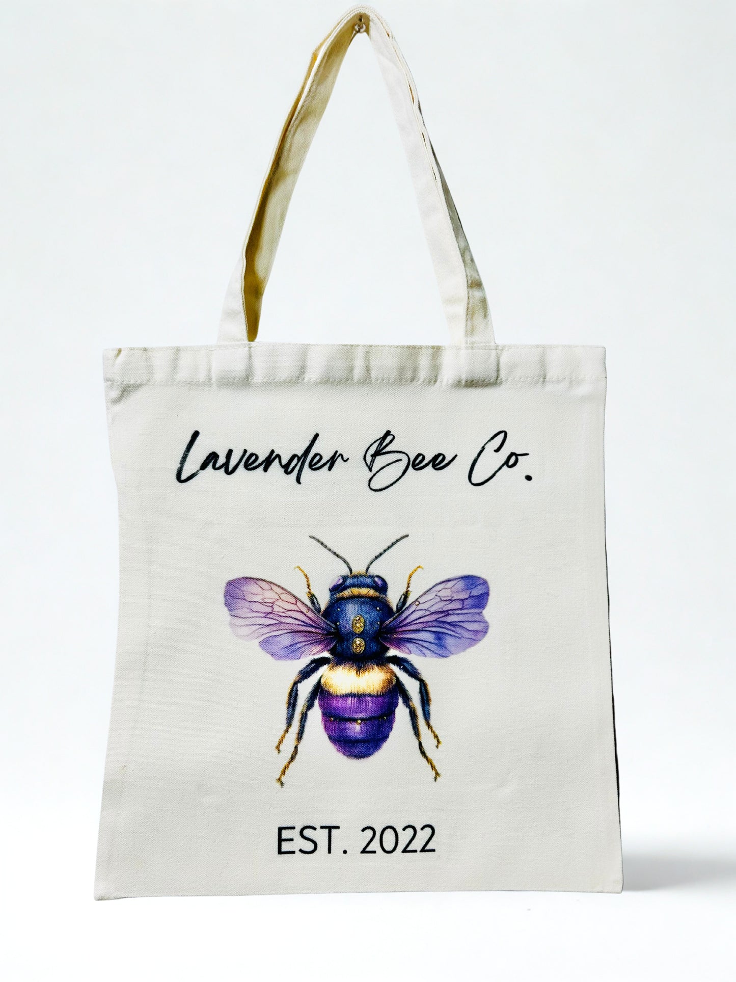 Lavender Bee Tote Bag